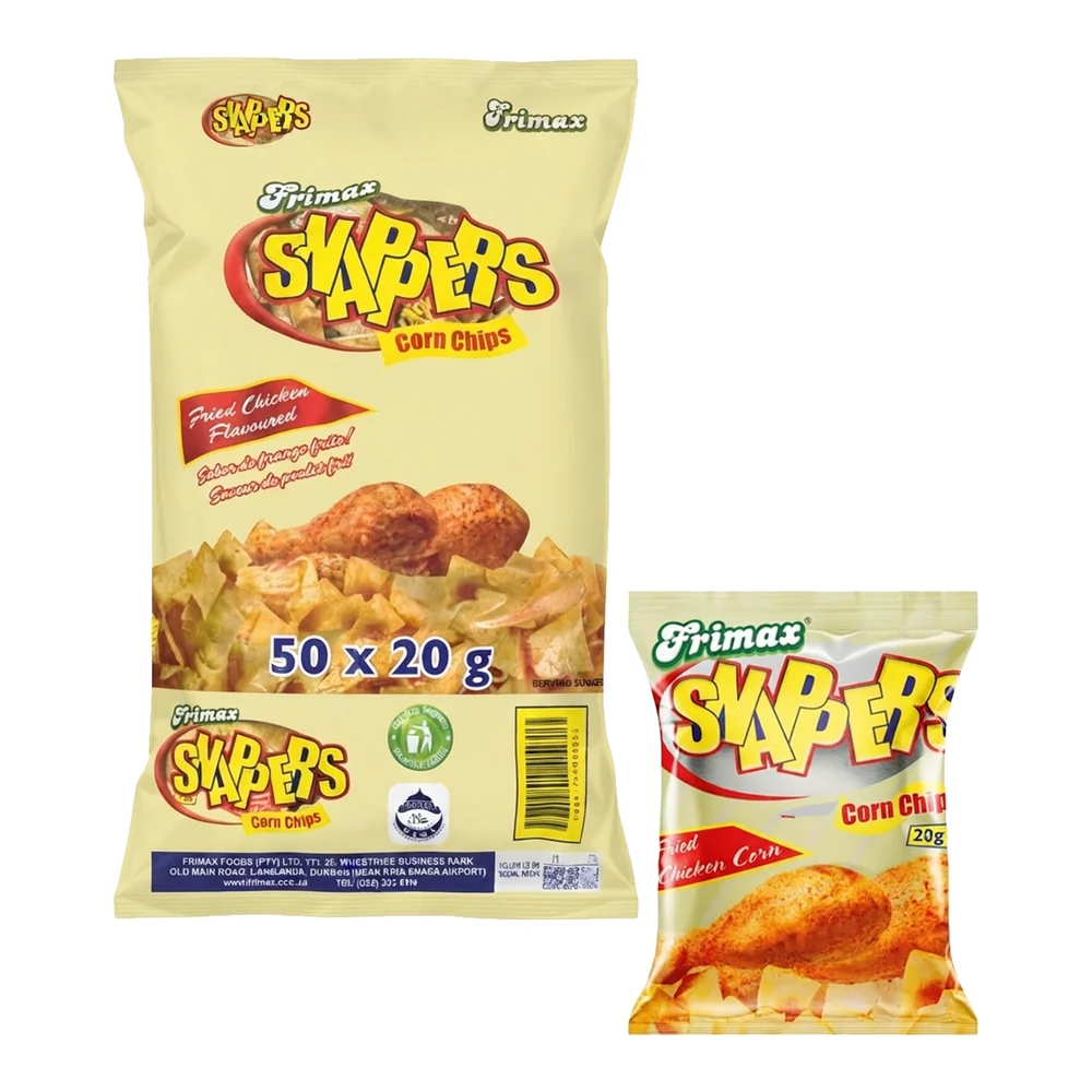 Frimax Snappers Corn Chips 10 × 125 g