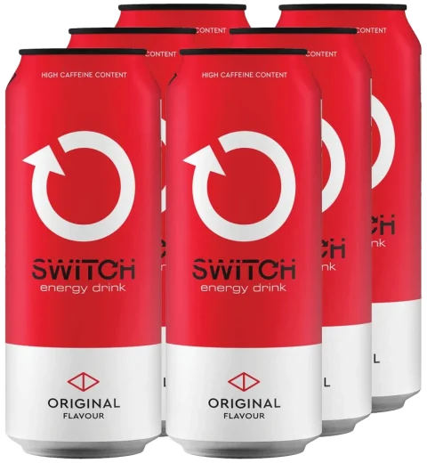 Switch Energy Drink 6 × 500 ml