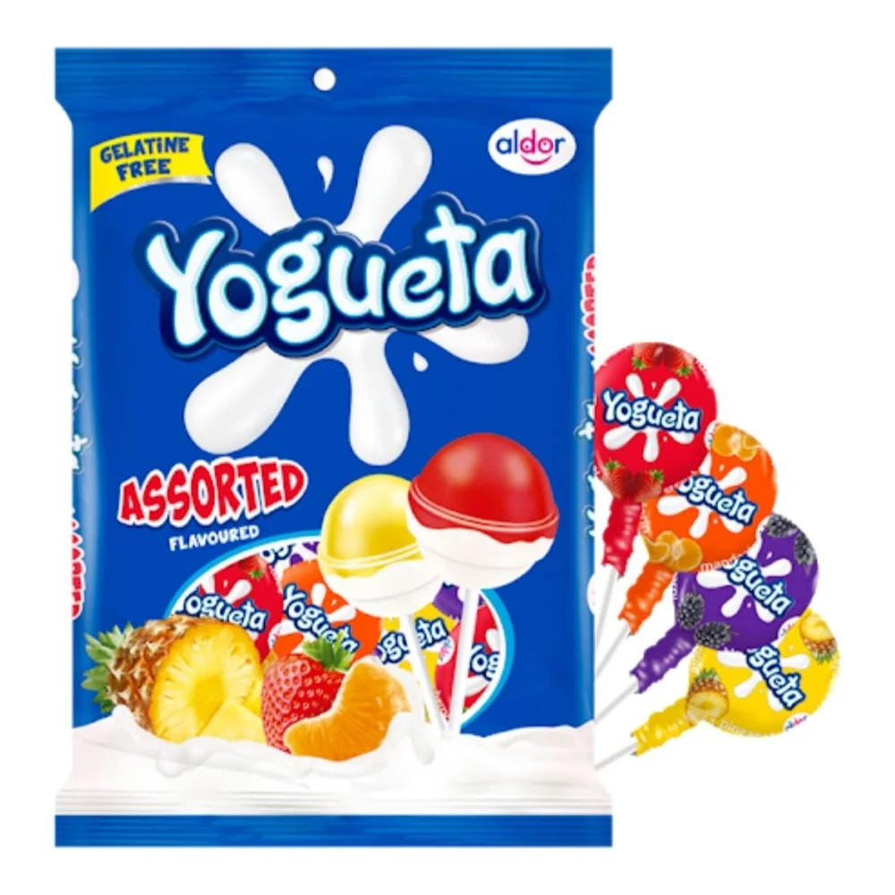 Yogueta or Pin Pop Lollipops 48s